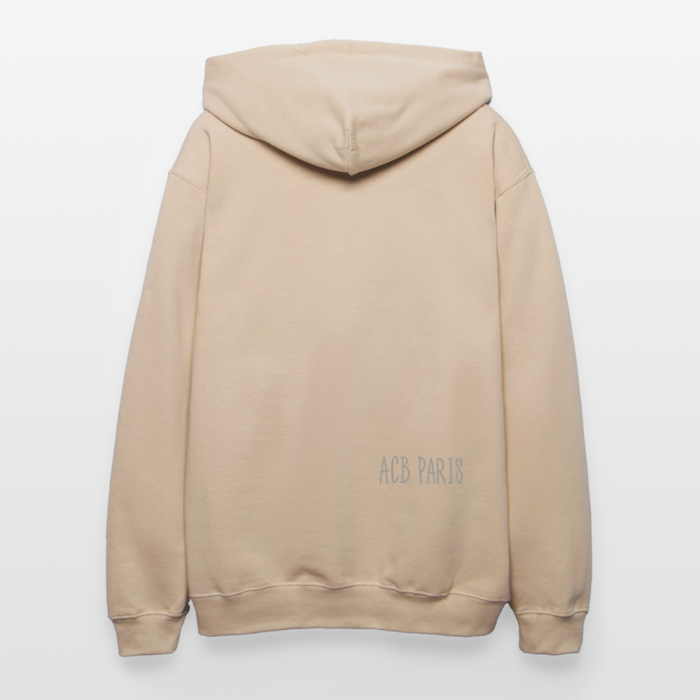 Sweat a capuche ACB- Étoile - jaune sable