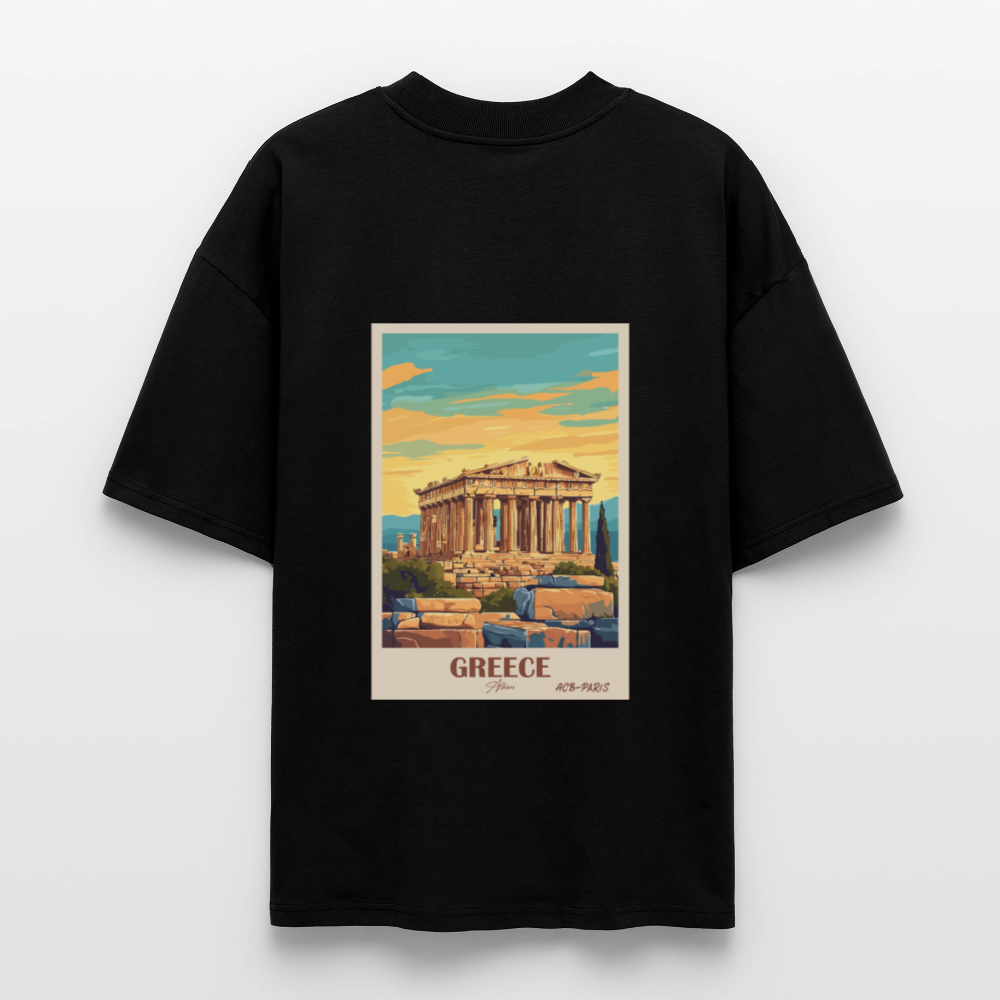 T-shirt Greece ACB-PARIS - noir