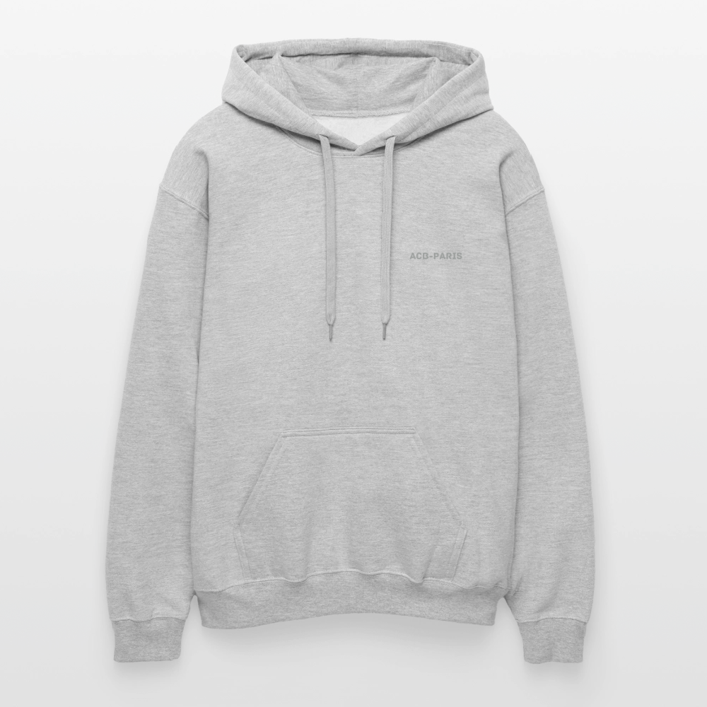 sweat Unisex boule disco rose ACB-Paris - gris clair chiné