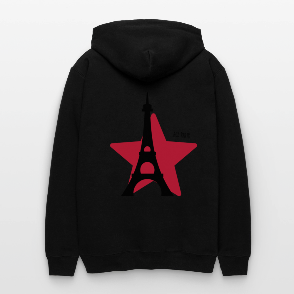 Sweat a capuche ACB-Paris Pari Star - noir