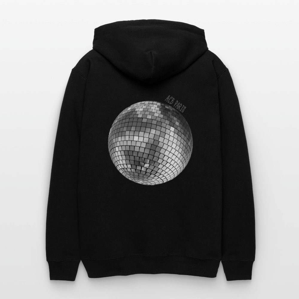 Sweat à Capuche Hoodie Disco - ACB-Paris - noir