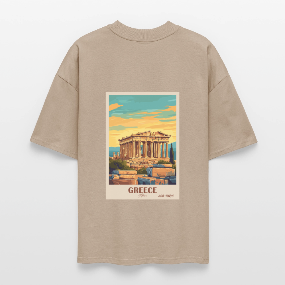 T-shirt Greece ACB-PARIS - gris pierre