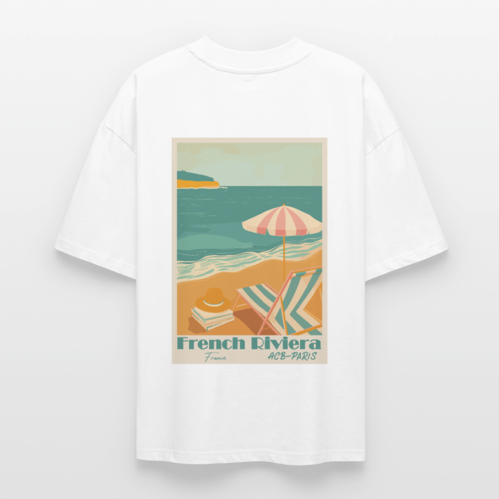 T-shirt French rivera ACB-PARIS - blanc