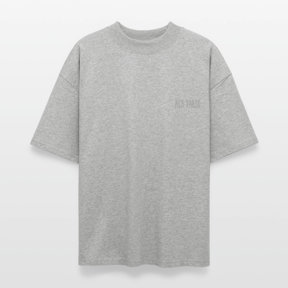 Sweat a capuche ACB-Paris Ilove Paris - gris chiné