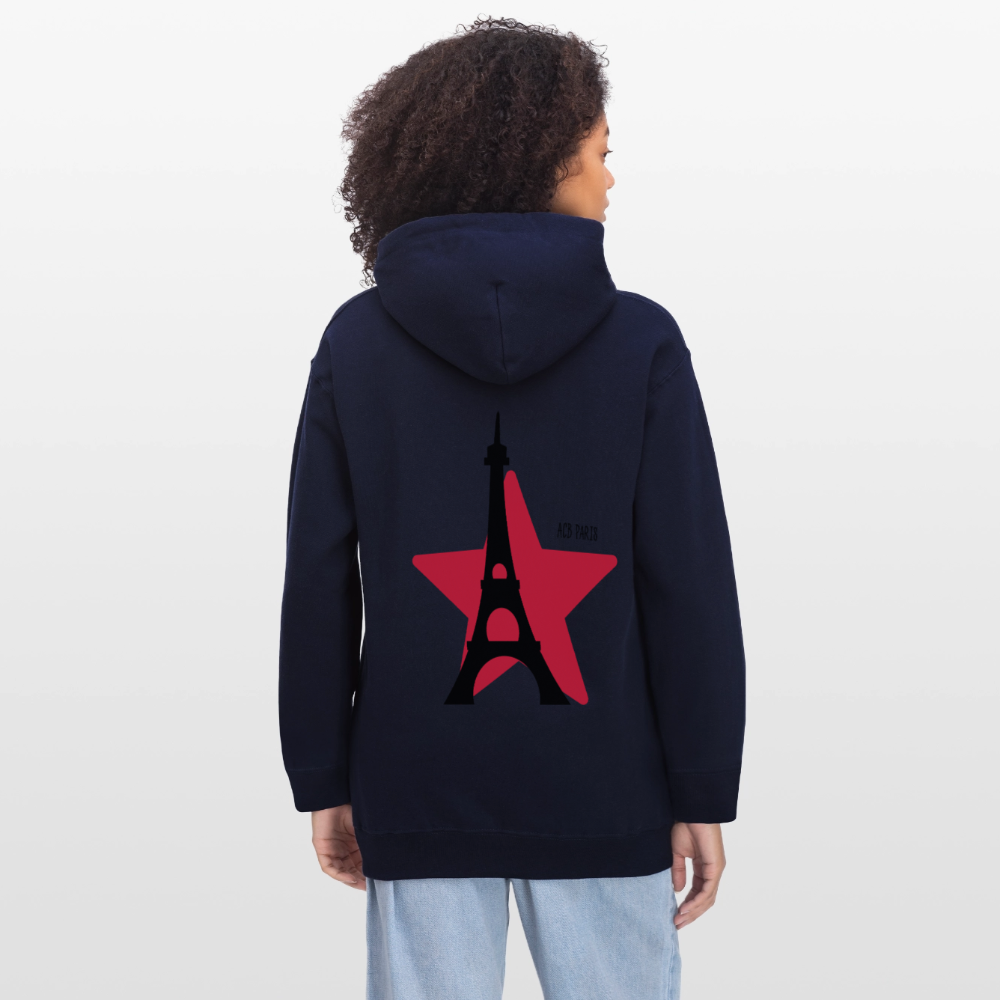 Sweat a capuche ACB-Paris Pari Star - bleu marine