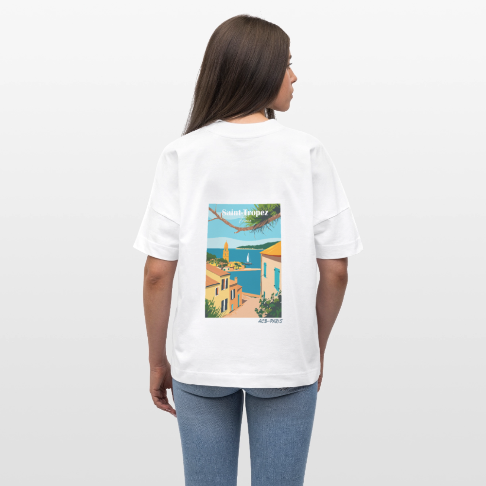 T-shirt saint-tropez ACB-PARIS - blanc