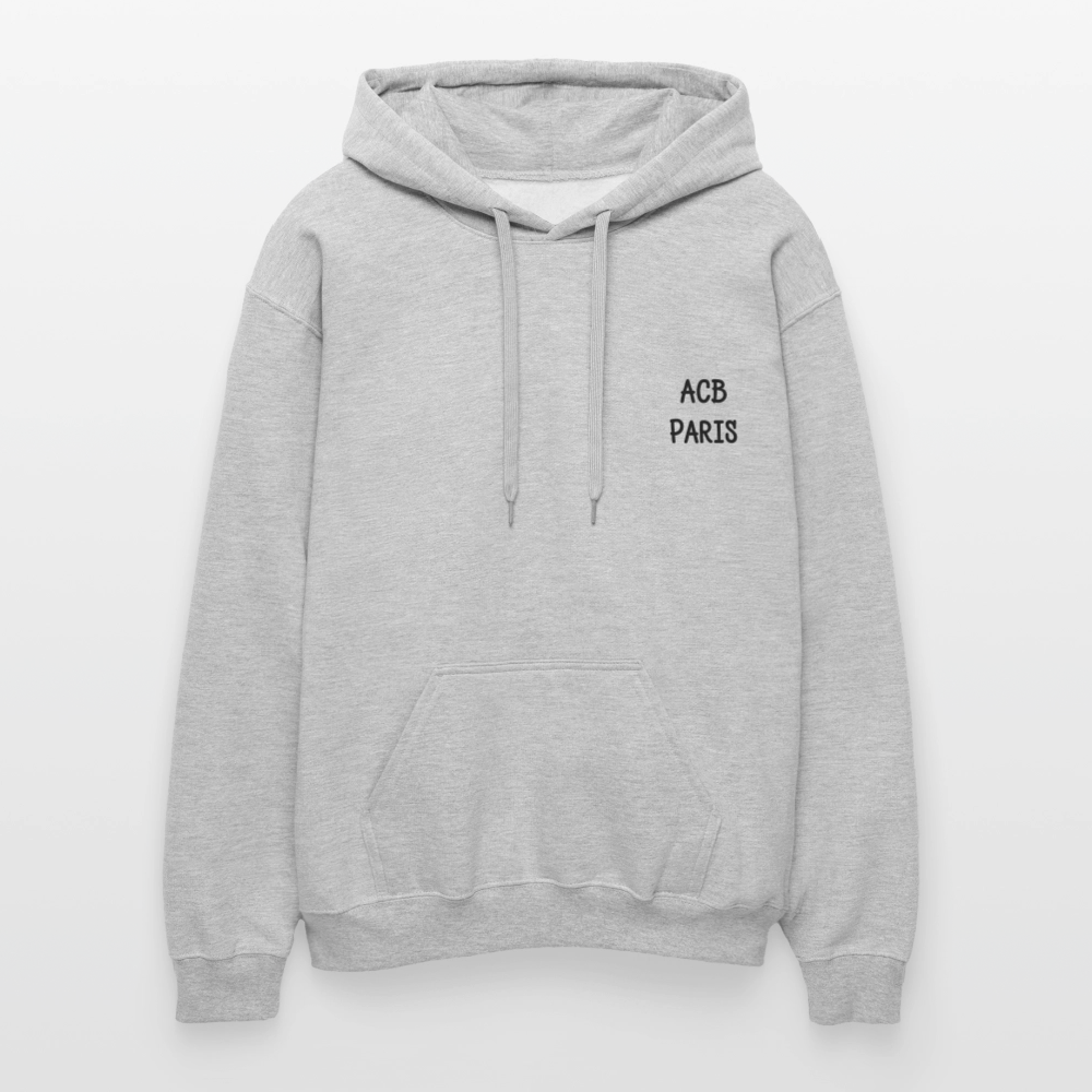 Sweat à capuche just girl - gris clair chiné