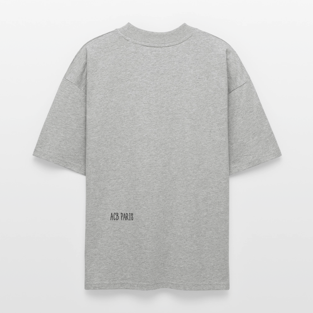 T-shirt boule Disco ACB-PARIS - gris chiné