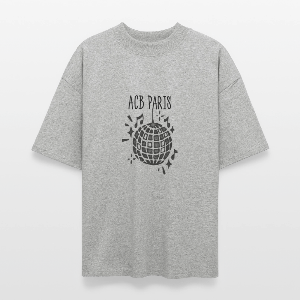 T-shirt Léopard ACB-PARIS - gris chiné