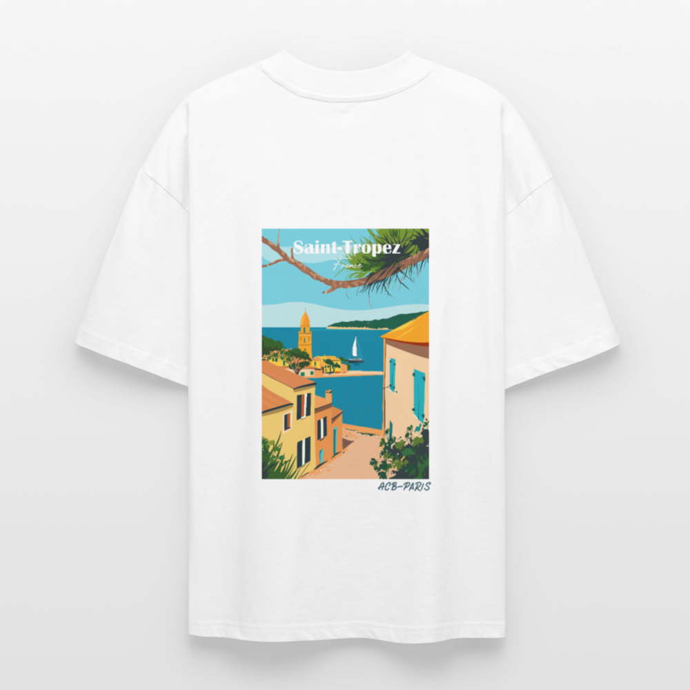 T-shirt saint-tropez ACB-PARIS - blanc