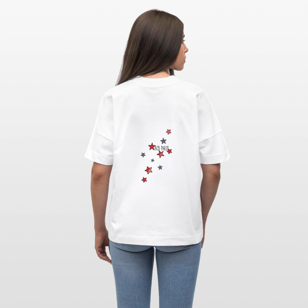 T-shirt Lune ACB-PARIS - blanc