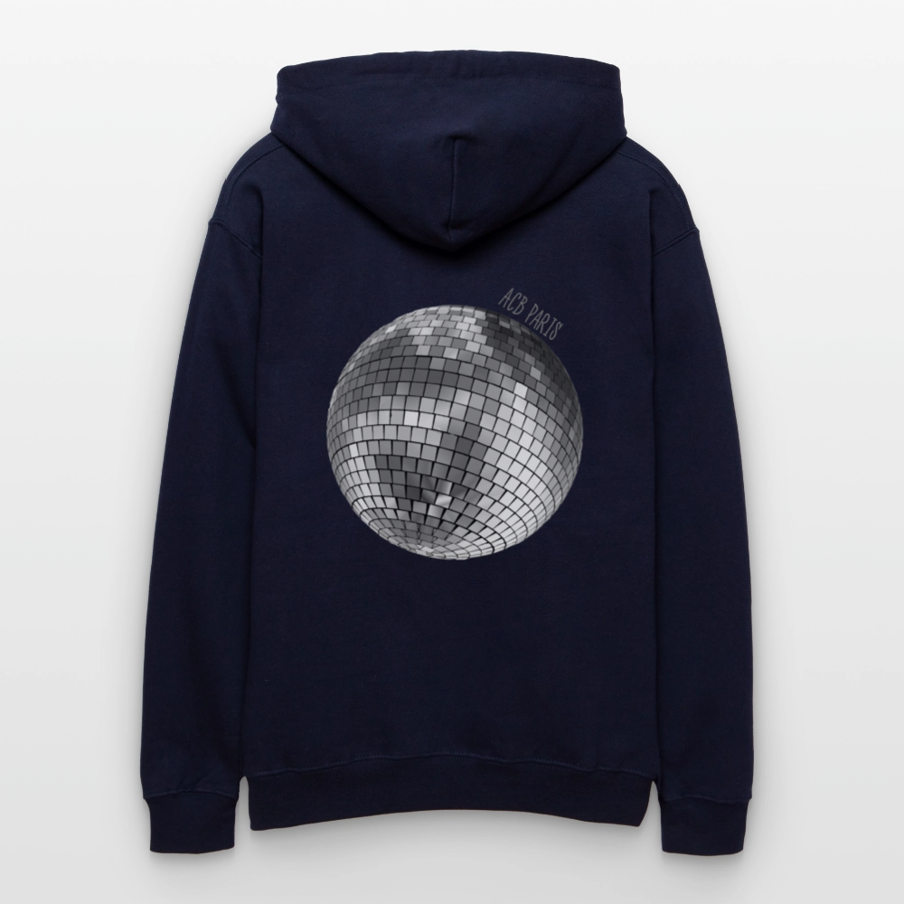 Sweat à Capuche Hoodie Disco - ACB-Paris - bleu marine