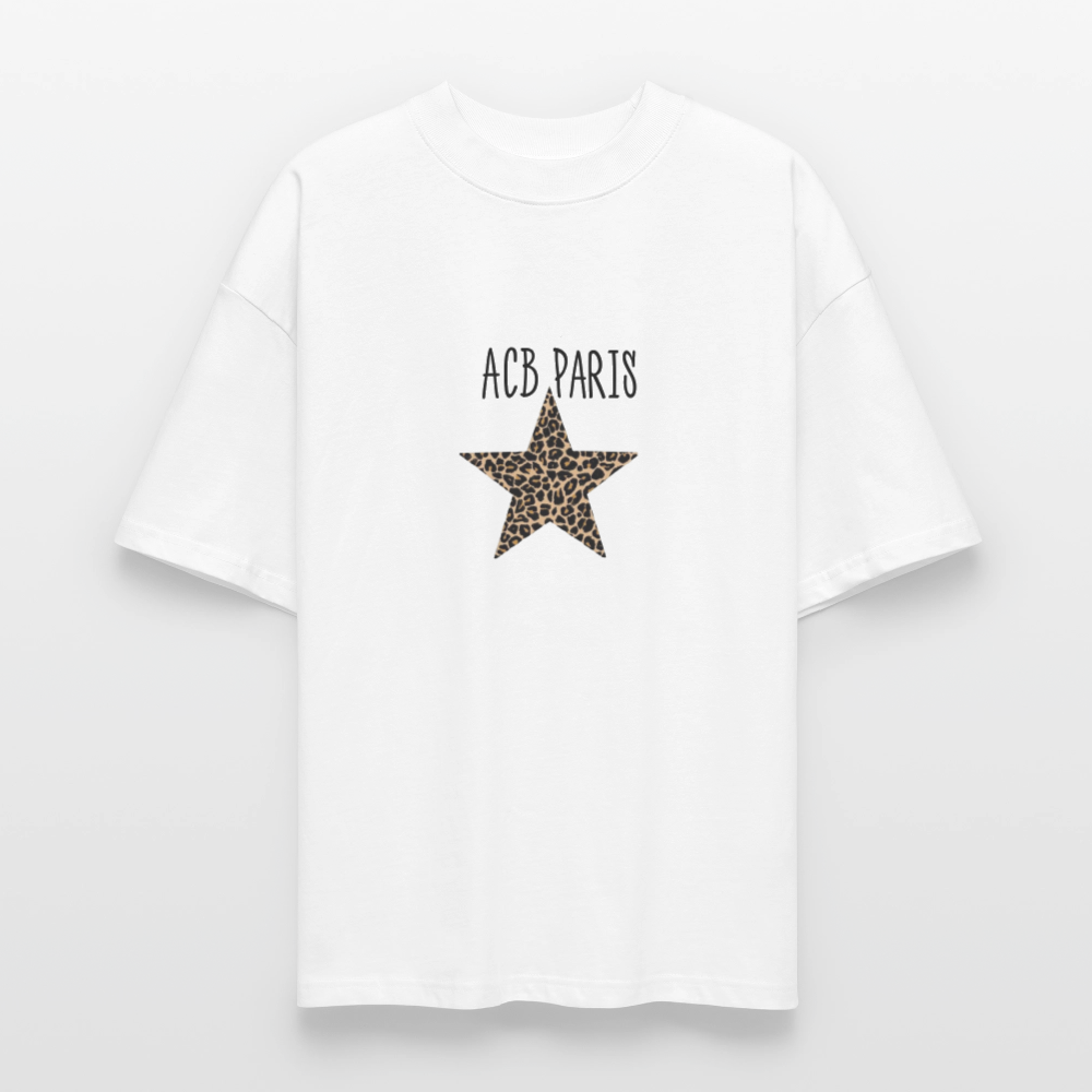 T-shirt Léopard ACB-PARIS - blanc