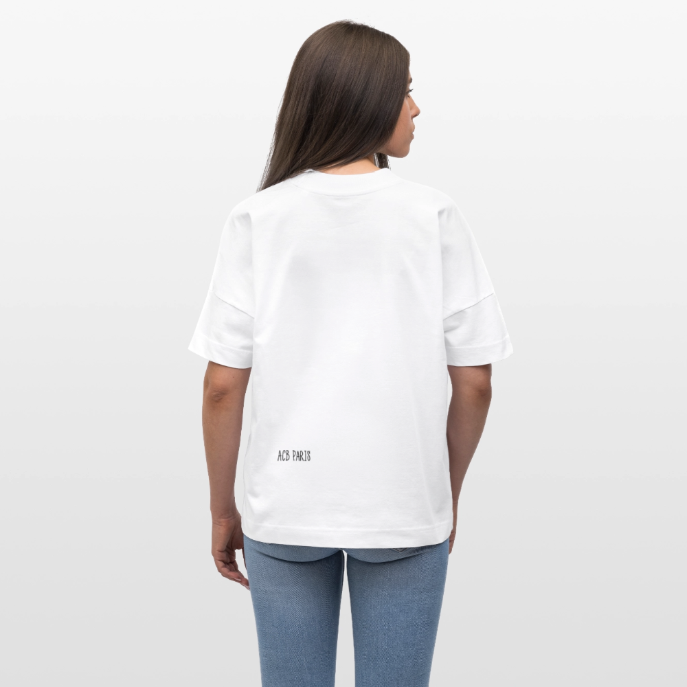 T-shirt boule Disco ACB-PARIS - blanc