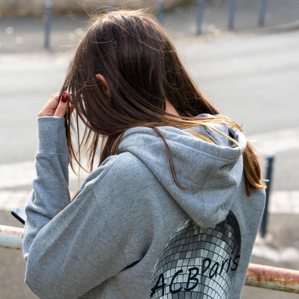 Sweat à Capuche Boule disco - ACB-Paris