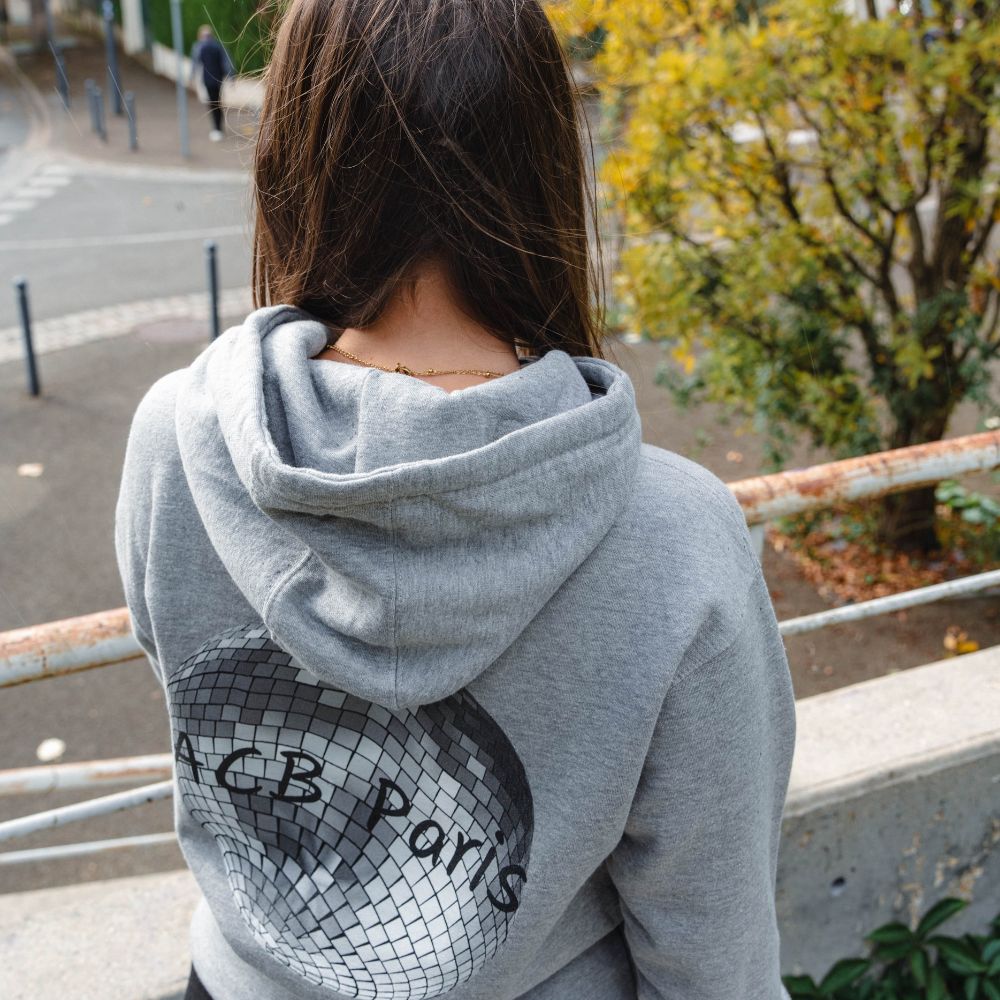 Sweat à Capuche Boule disco - ACB-Paris