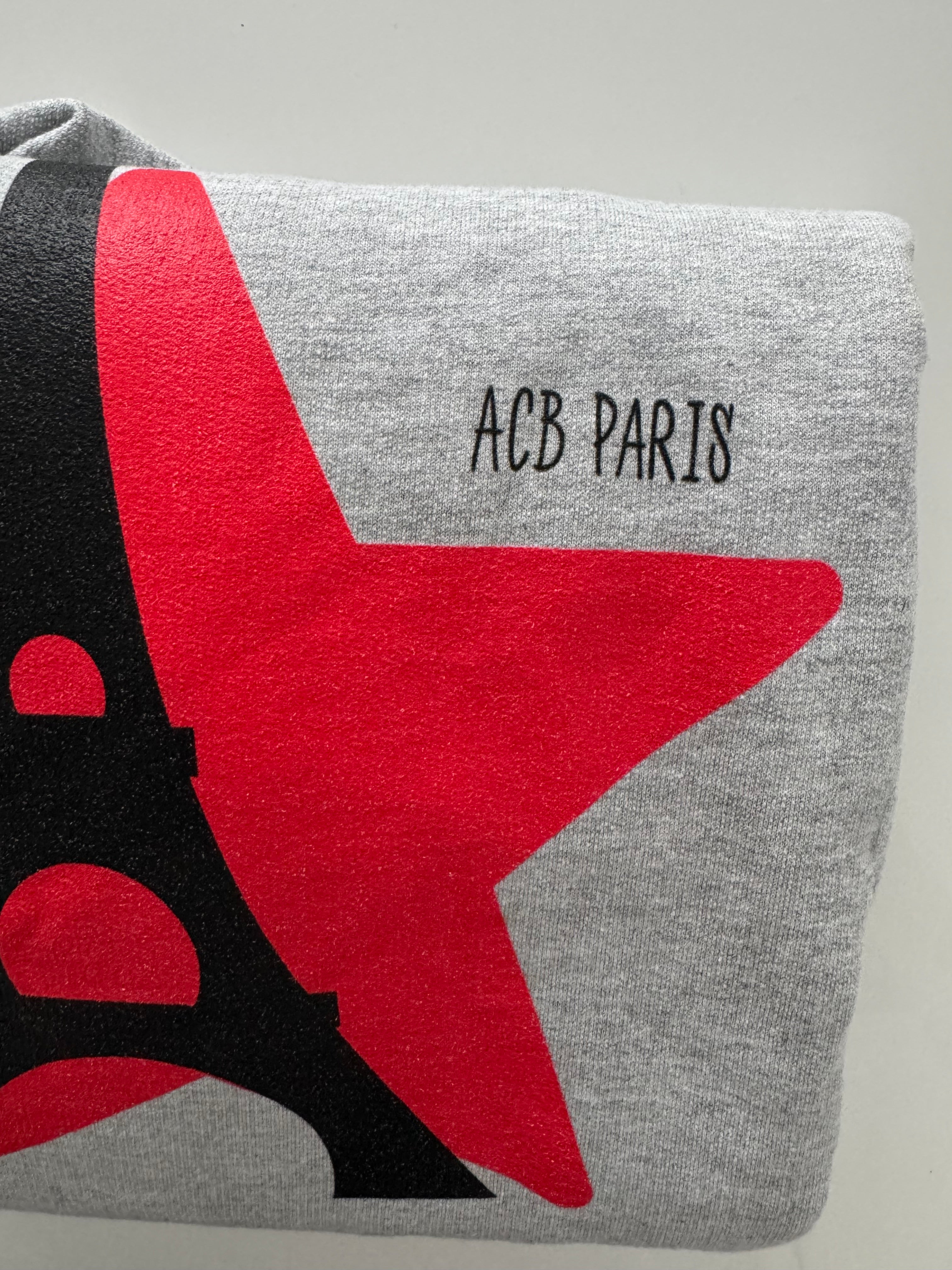 Sweat à Capuche Hoodie Eiffel Stars - ACB-Paris 100% coton - ACB-PARIS
