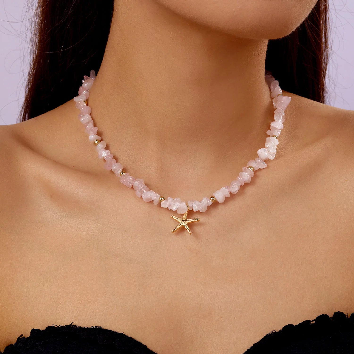 Collier de style plage en coquillage - ACB-PARIS