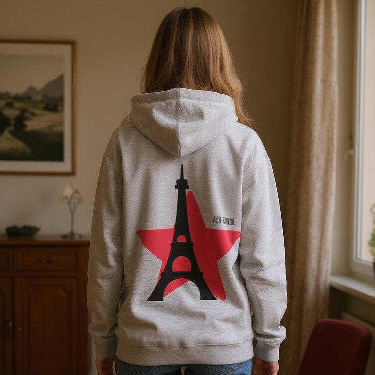 Eiffel Stars Hoodie - ACB-Paris 100% cotton