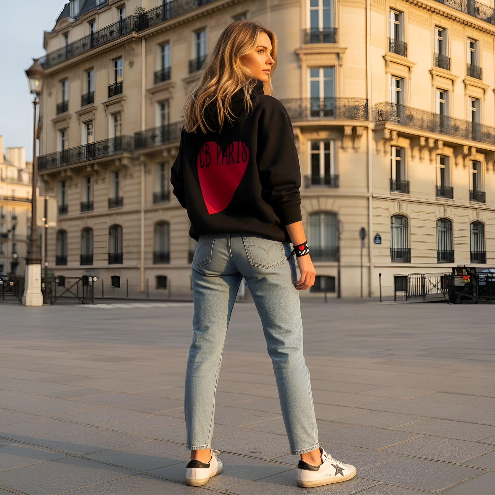ACB-Paris Love Hoodie 100% cotton