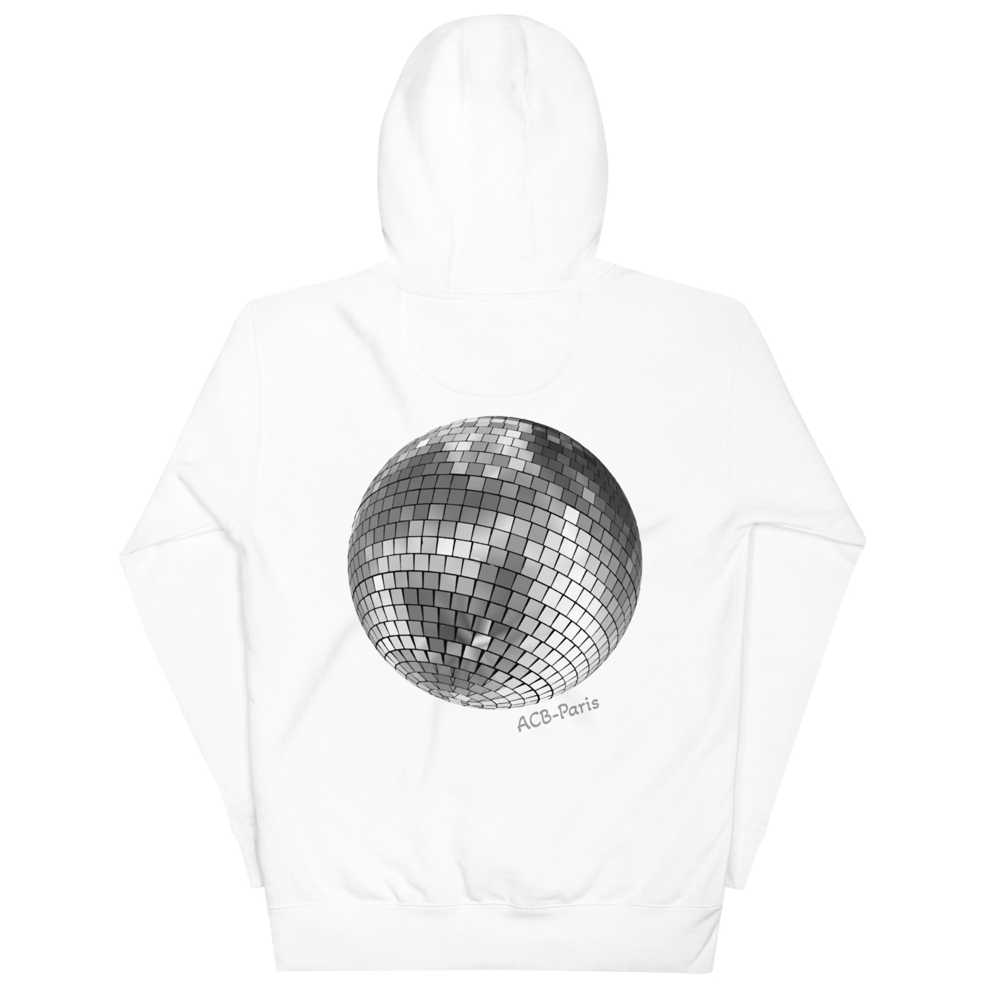 Pull Sweat à Capuche Boule disco - ACB-Paris - ACB-PARIS
