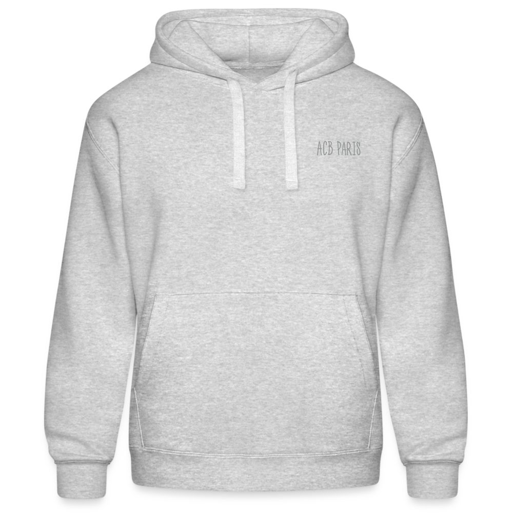 Sweat a capuche ACB- Étoile - heather grey