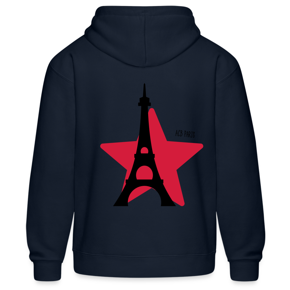 Sweat a capuche ACB-Paris Pari Star - navy