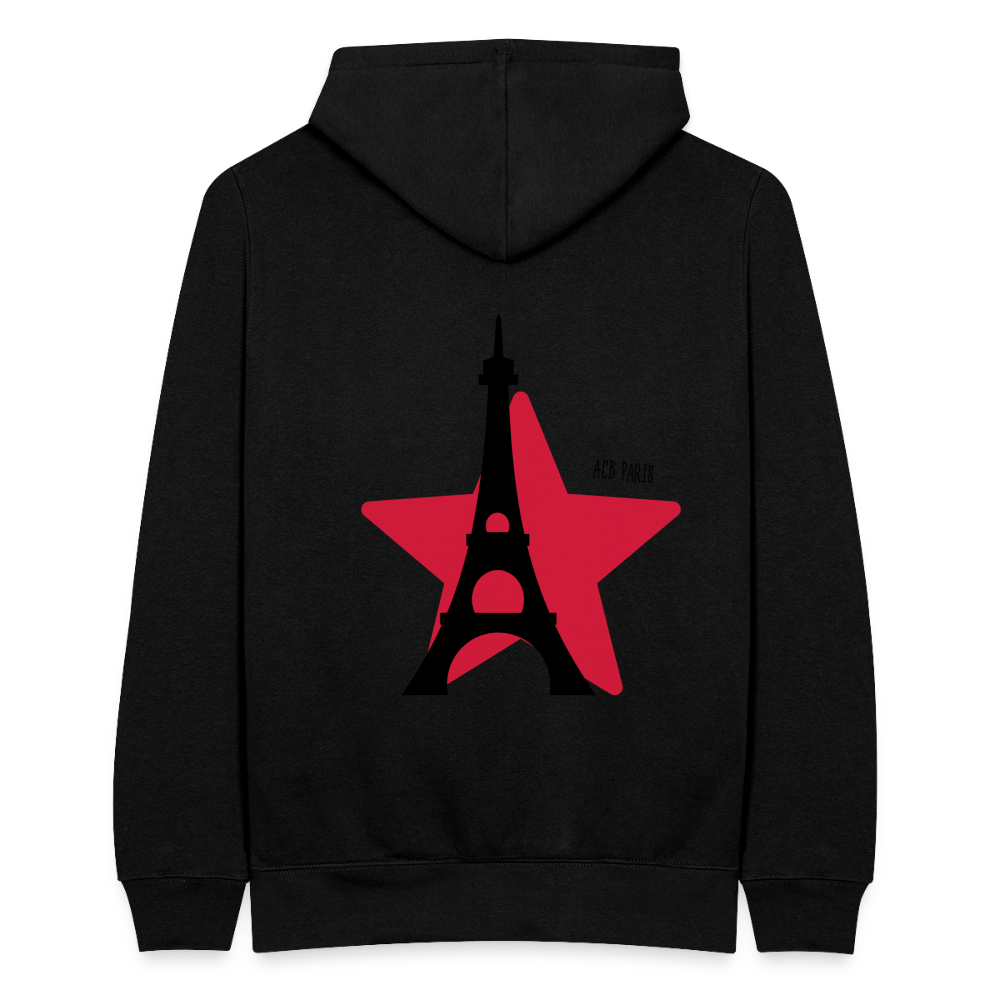 Sweat a capuche ACB-Paris Pari Star - black