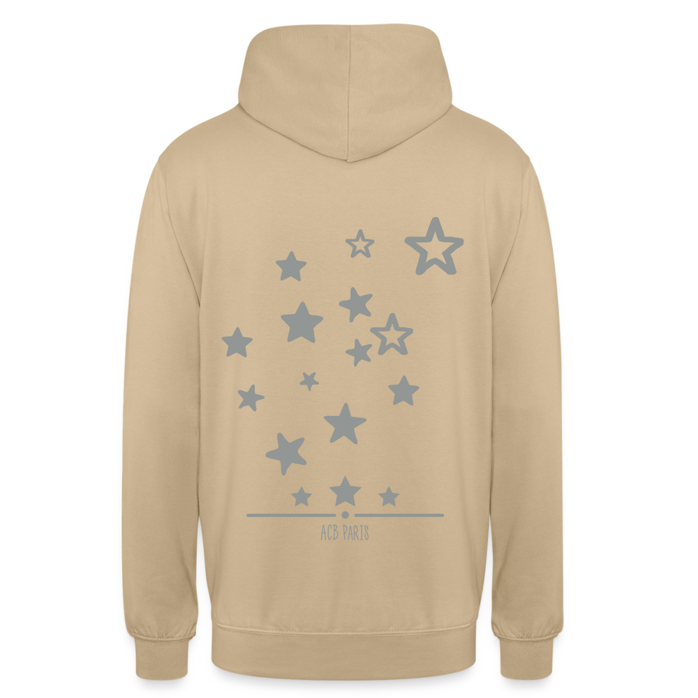 Star sweat à capuche - beige