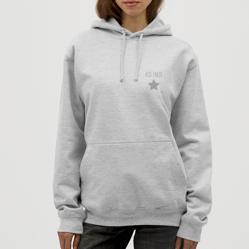 Star sweat à capuche - light heather grey