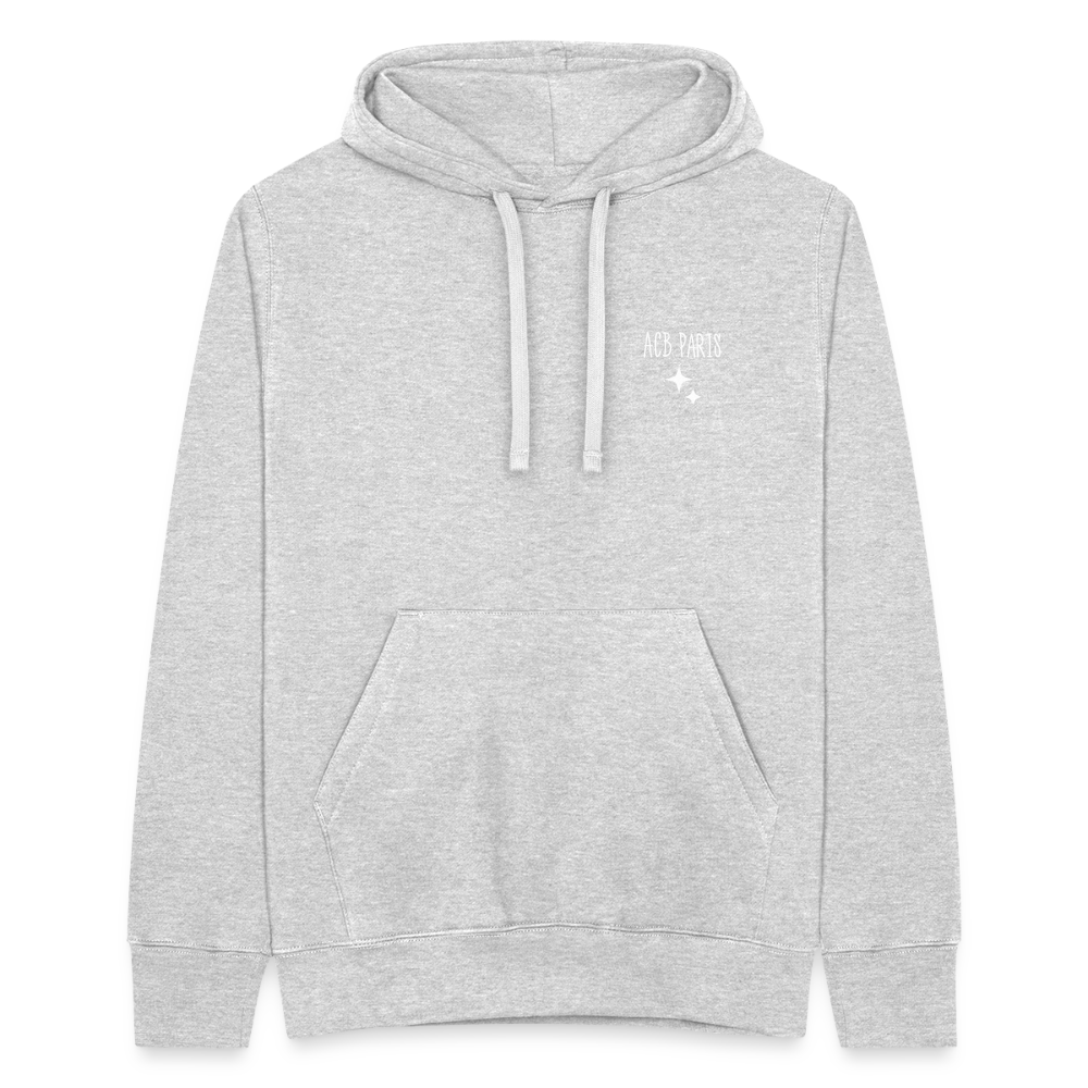 Sweat a capuche ACB-Paris Star étoile - heather grey