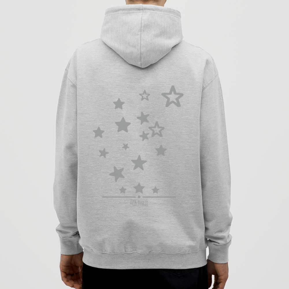 Star sweat à capuche - light heather grey