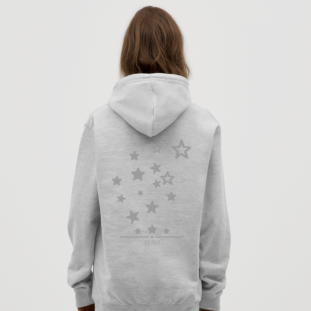 Star sweat à capuche - light heather grey