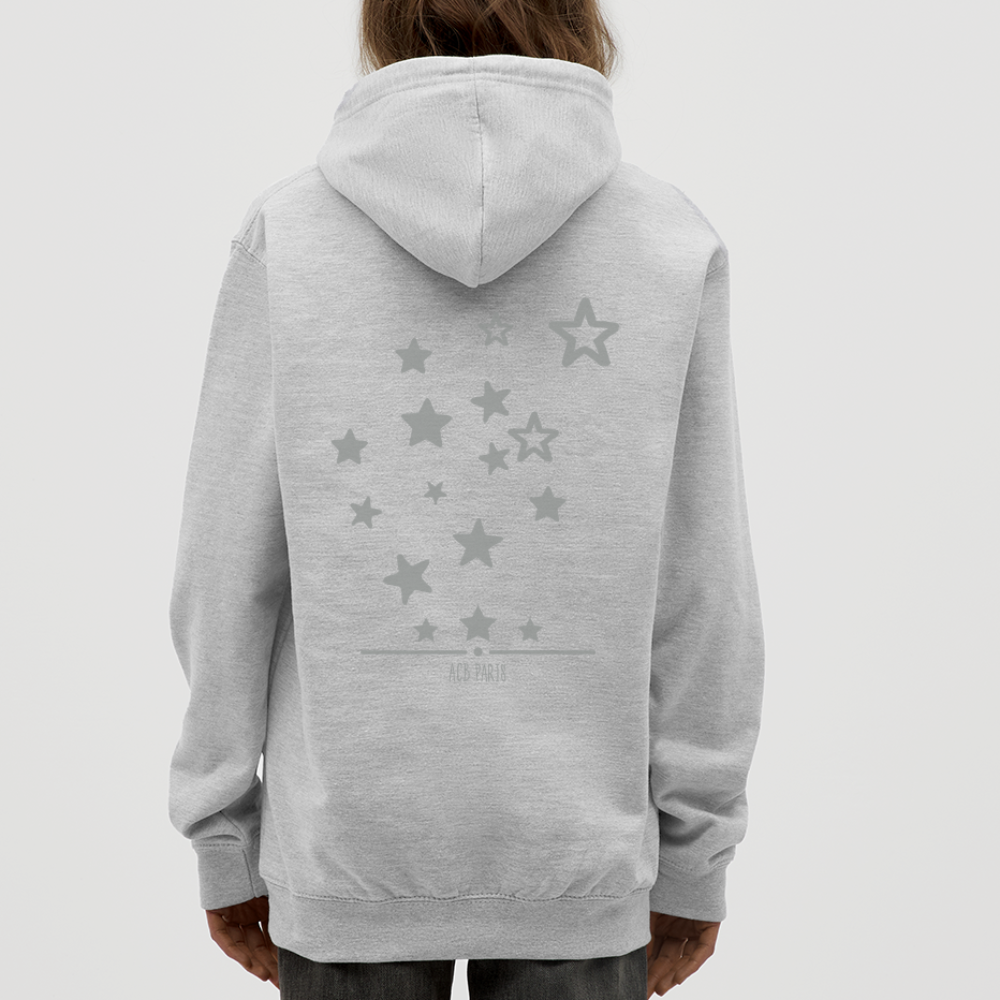 Star sweat à capuche - light heather grey