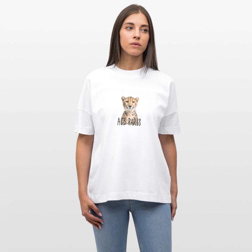 T-shirt Léopard ACB-PARIS - blanc