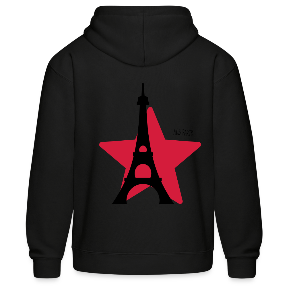 Sweat a capuche ACB-Paris Pari Star - black