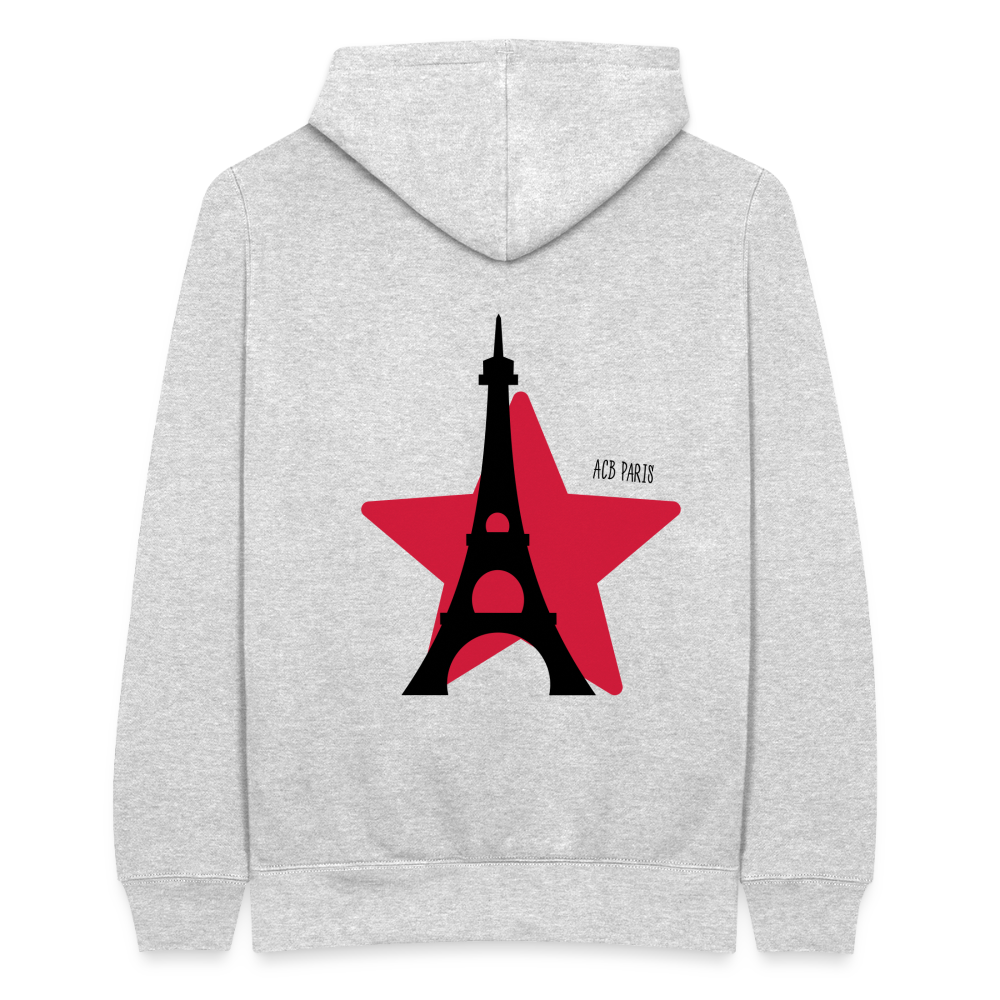 Sweat a capuche ACB-Paris Pari Star - heather grey