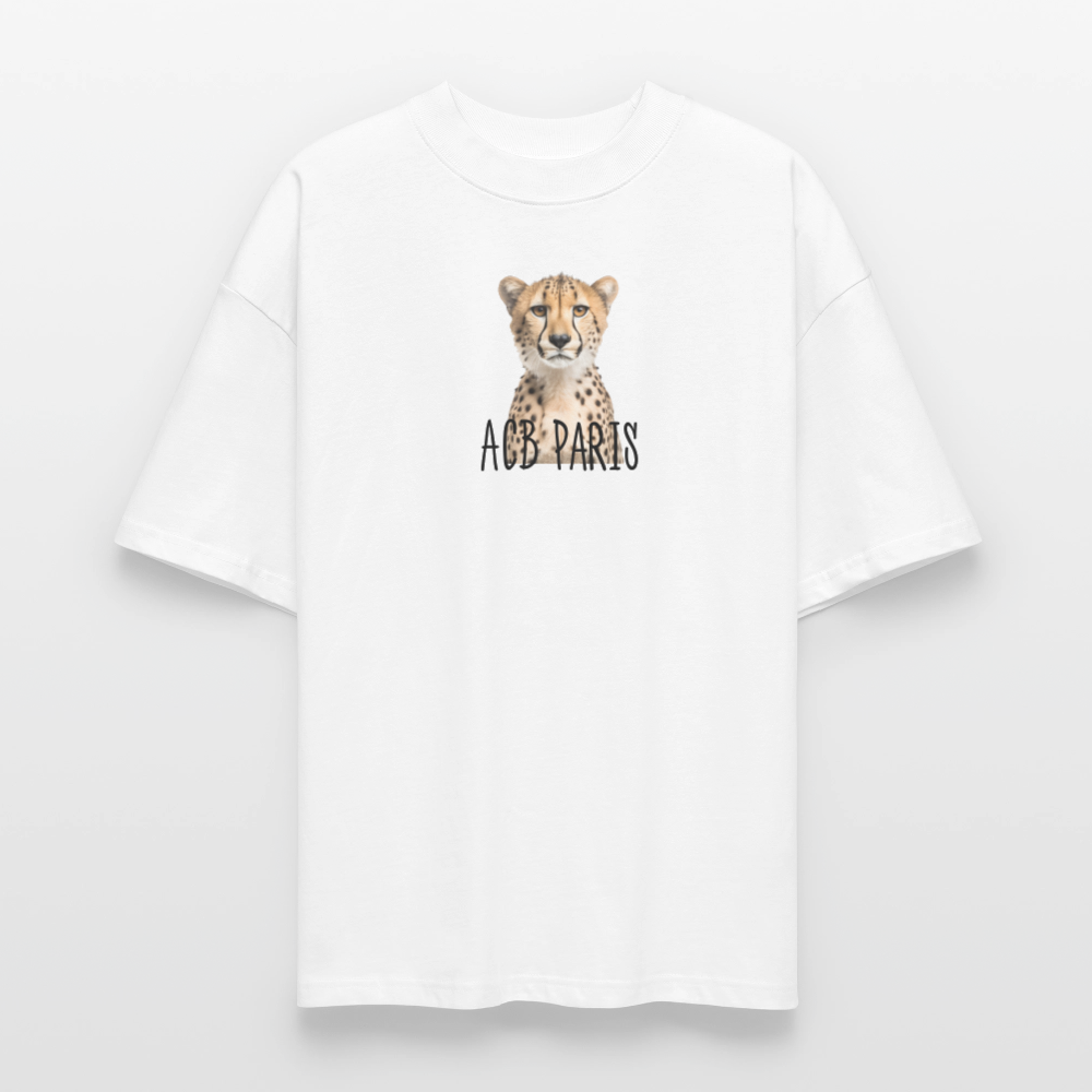 T-shirt Léopard ACB-PARIS - blanc