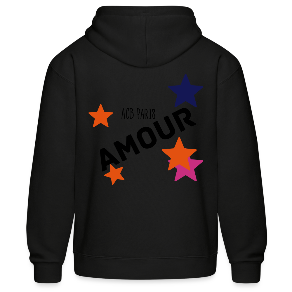 Sweat a capuche ACB-Amour - black