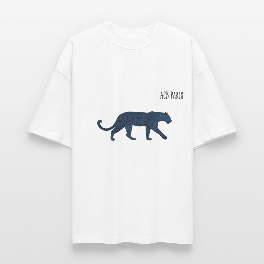 T-shirt Léopard ACB-PARIS - blanc