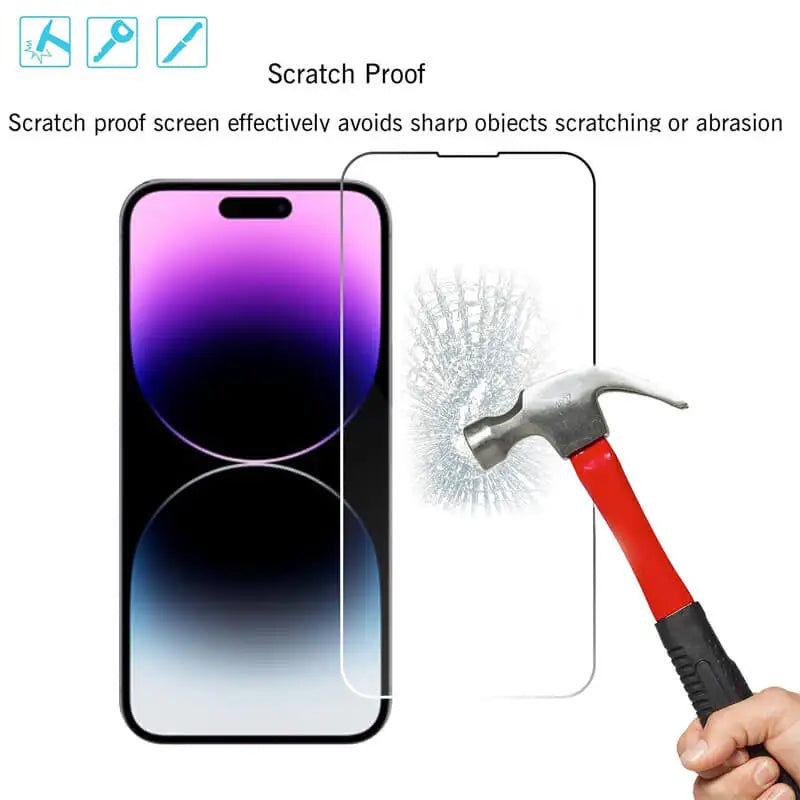 Protecteur d'écran en verre trempé pour iphone - ACB-PARIS