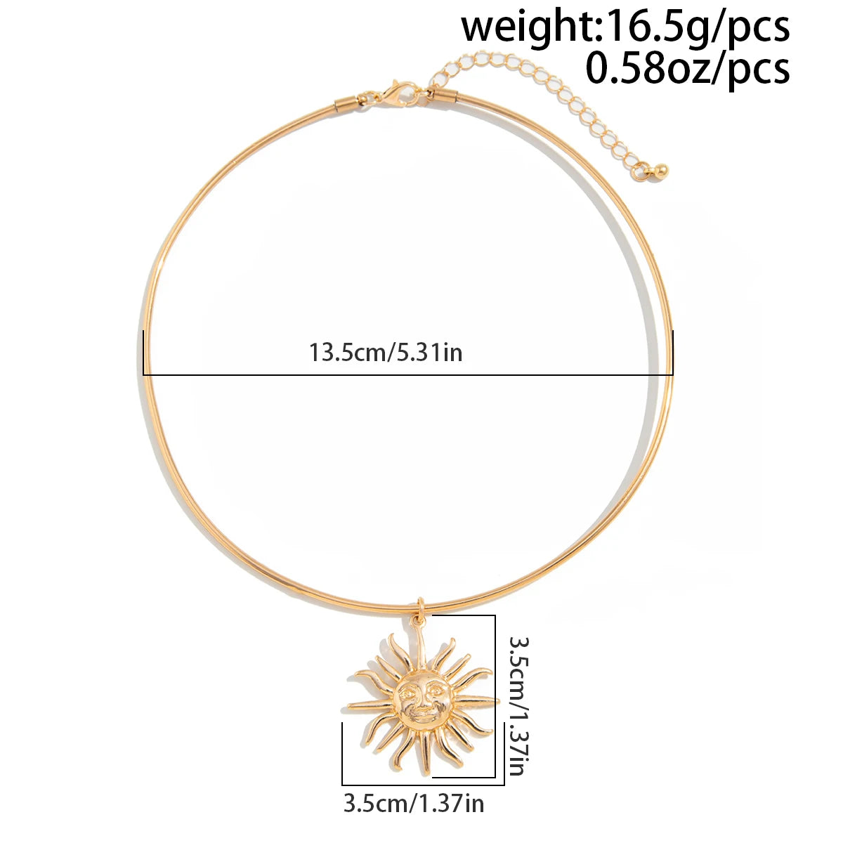 Pendentif soleil - ACB-PARIS