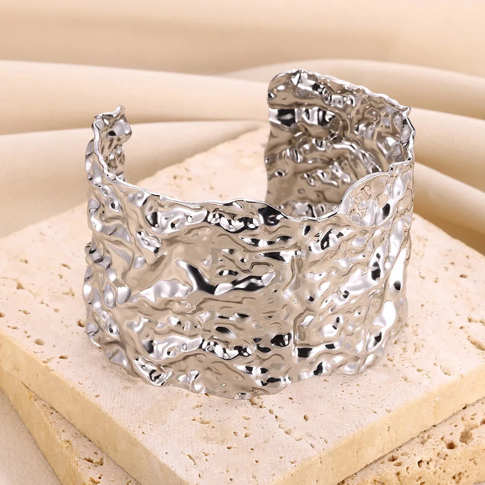 Bracelet vintage en acier inoxydable - ACB-PARIS