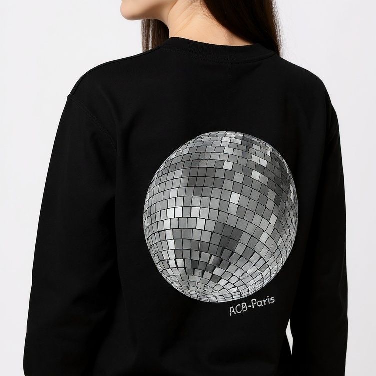 Pull Sweat à Capuche Boule disco - ACB-Paris